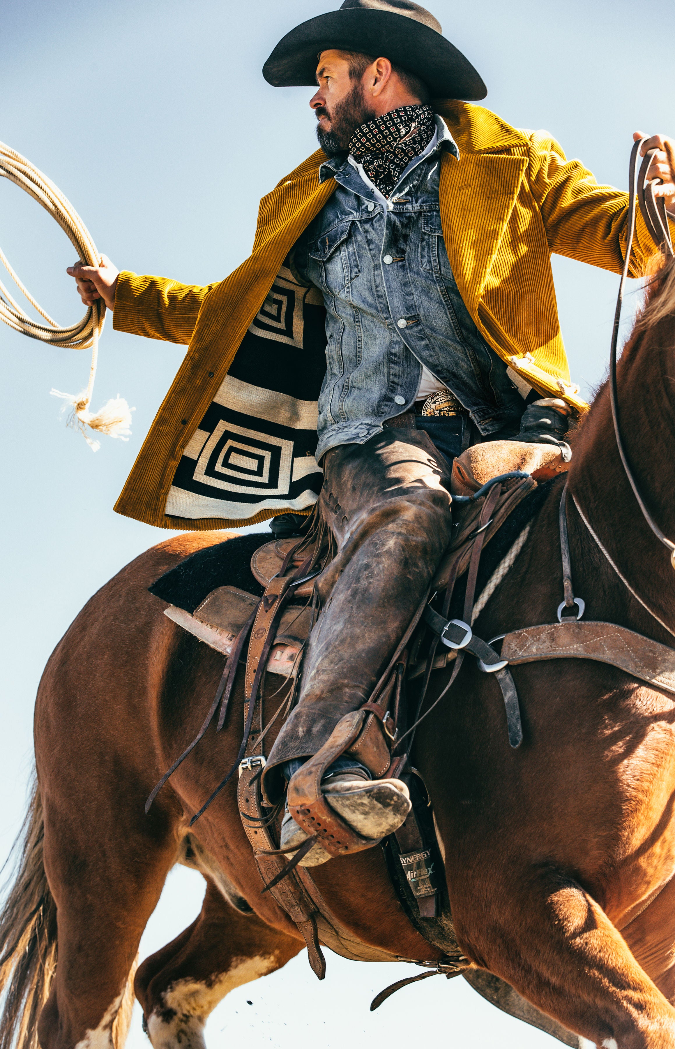 Cowboy riding jacket sale