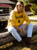 Diamond cross ranch Wyoming yellow Sweatshirt