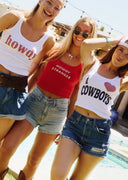 Diamond cross ranch Tank Tops