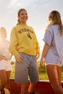 Diamond cross ranch Wyoming yellow Sweatshirt