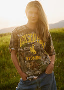 Diamond cross ranch Camo Jackson Hole Tee