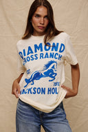 Diamond cross ranch Blue Horse tees