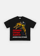 Diamond cross ranch black t-shirt