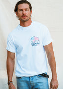 Diamond cross ranch white t-shirt