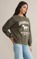 Diamond cross ranch ZS x DCR Crewneck sweatshirt 