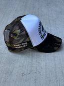 Diamond cross ranch Buckin Trucker Camo cap