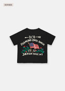 Diamond cross ranch kids black t-shirt