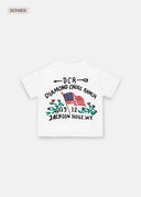 Diamond cross ranch kids white t-shirt