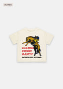 Diamond cross ranch Mustang Kids tees