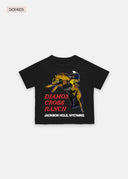 Diamond cross ranch Mustang Kids black tee