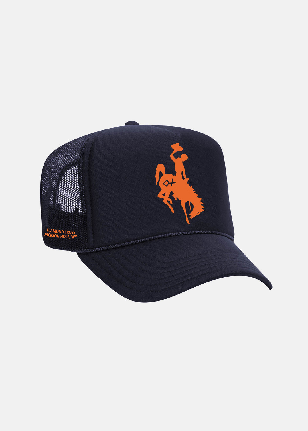 Branded Wyo Cowboy Trucker