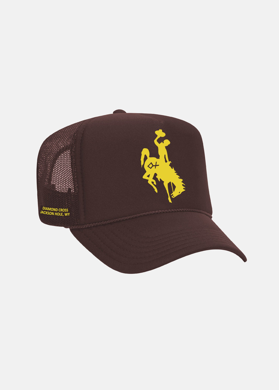 Branded Wyo Cowboy Trucker