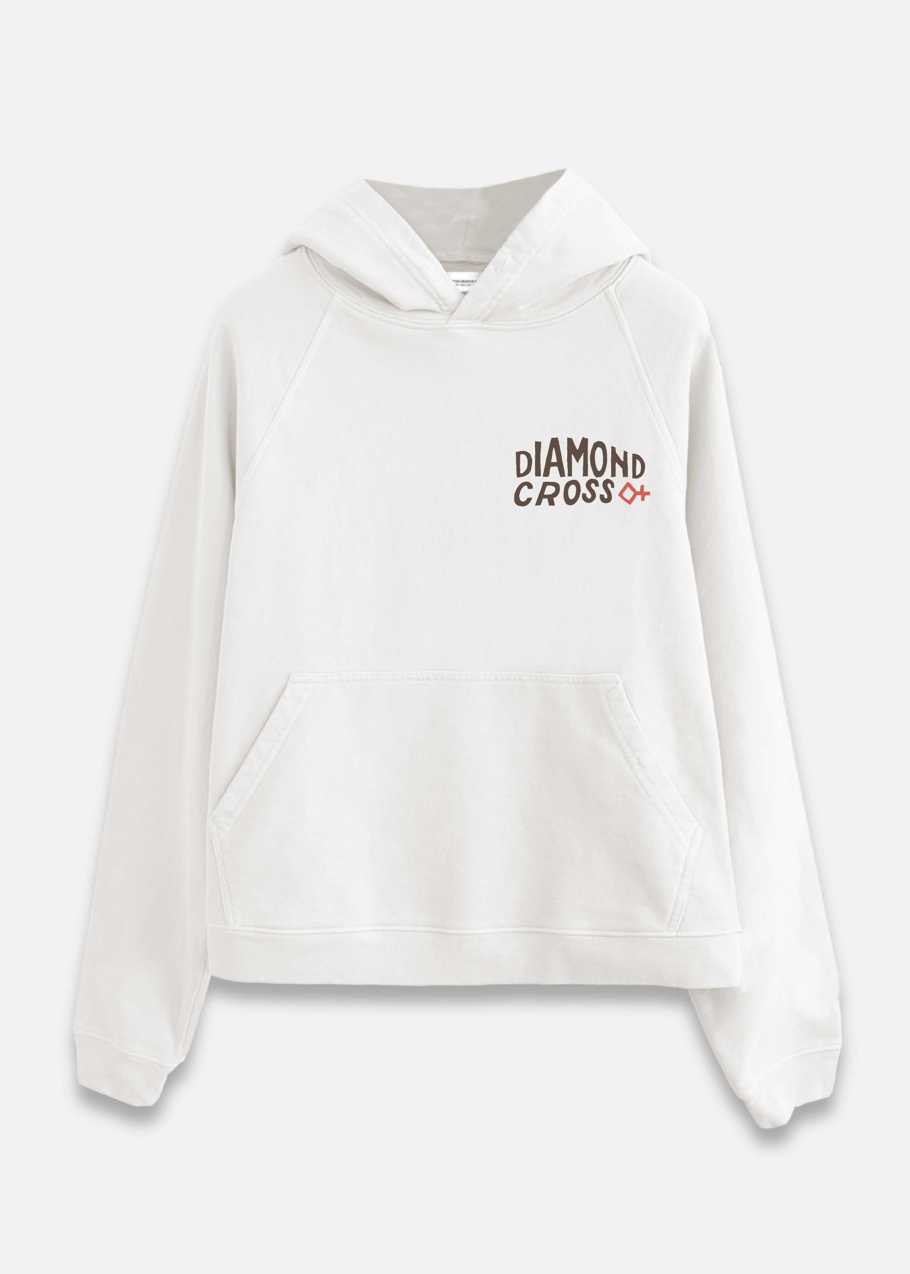 Diamond 2024 white hoodie