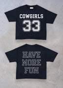 Diamond cross ranch Cowgirls 33 Tees