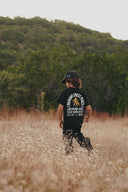 Diamond cross ranch kids black t-shirt