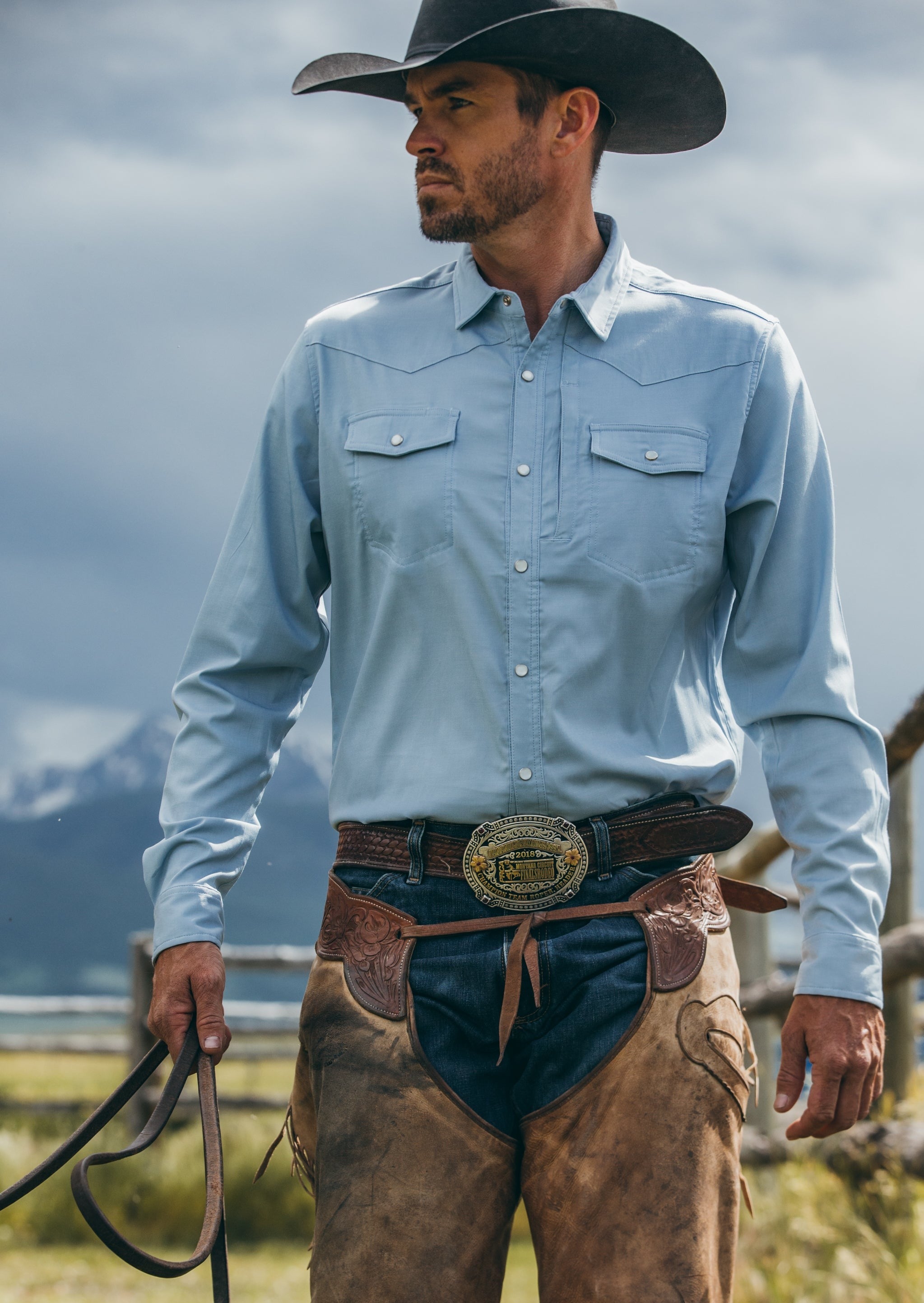 Cowboy sales dress shirt