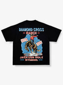 Diamond Cross Ranch Cowboy Rodeo Black Keep Ridin' T-Shirt