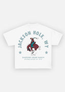 Diamond Cross Ranch OG Cowboy White T-Shirt