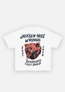 Diamond Cross Ranch Grizzly White T-Shirt 