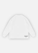 mond Cross Ranch Wolf Longsleeve White Tee 