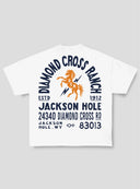 Diamond Cross Ranch White T-Shirt